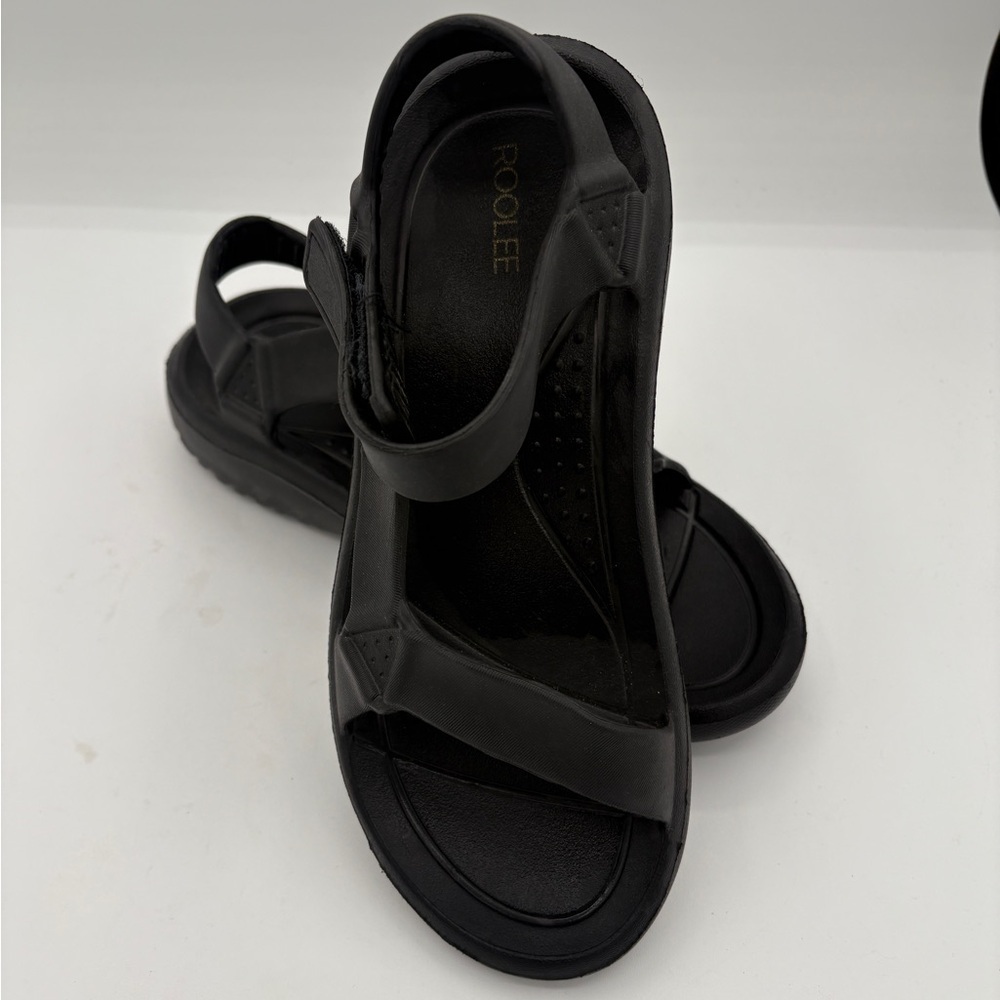 Roolee Black Sandal Size 7